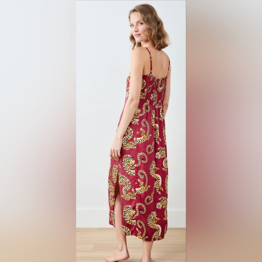 NWT Printfresh Chic To Sleep nightgown In Twisted Tiger, size small - Picture 2 of 5